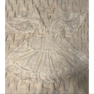 Ivory lace dress Medium